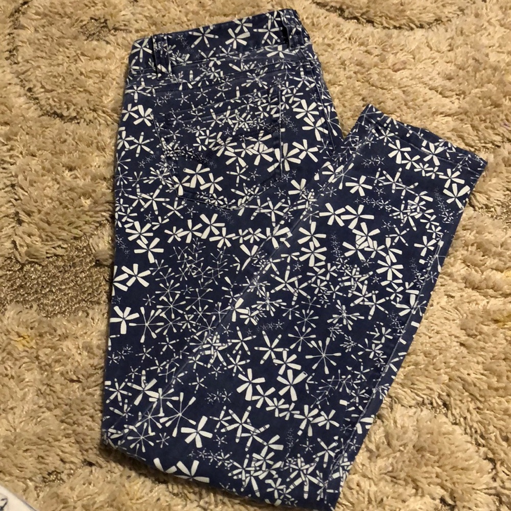 Vineyard Vines cropped printed jeans